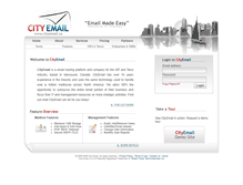 Tablet Screenshot of cityemail.ca